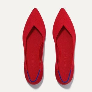 ROTHY’S The Point Red Ballet Flat